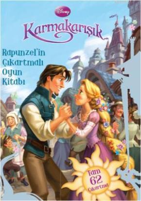 Karmakarışık - Rapunzel'in Çıkartmalı Oyun Kitabı; Tam 62 Çıkartma