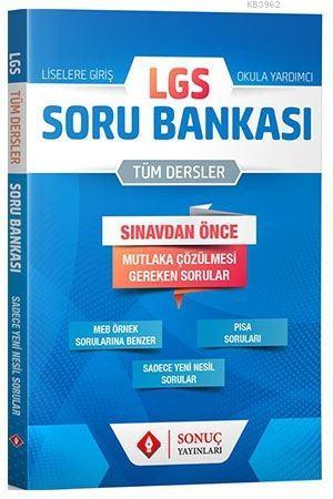 Sonuç Yayınları LGS Tüm Dersler Soru Bankası Sonuç 