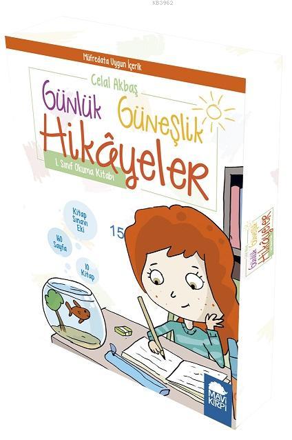 Günlük Güneşlik Hikayeler 1 Sınıf Okuma Seti; 10 Kitap Takım