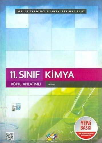 FDD Yayınları 11. Sınıf Kimya Konu Anlatımlı FDD 