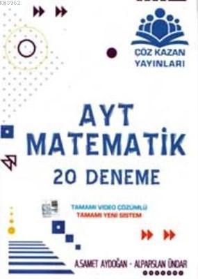 Çöz Kazan Yayınları AYT Matematik 20’ lİ Deneme Video Çözümlü Çöz Kazan 
