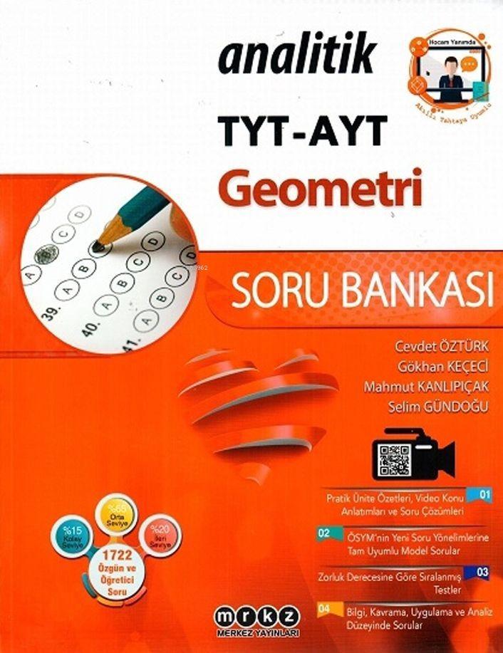  Merkez Yayınları TYT AYT Geometri Analitik Soru Bankası Merkez 