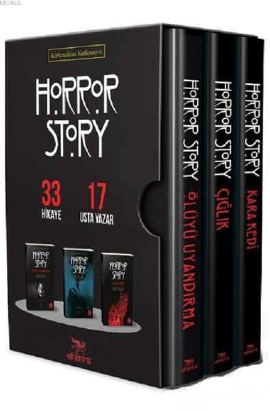 Horror Story - Özel Kutu Set (3 Kitap); Ölüyü Uyandırma - Çığlık - Kara Kedi