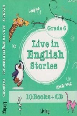 Live in English Stories Grade 6 - 10 Books-CD