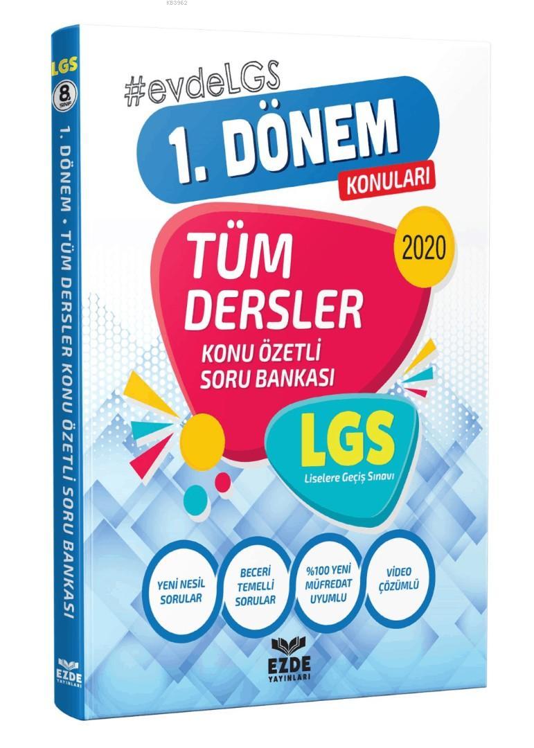 LGS 1. Dönem Video Çözümlü Tüm Dersler Soru Bankası Evrensel İletişim Yayınları