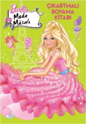 Barbie Moda Masalı; Çıkartmalı Boyama Kitabı