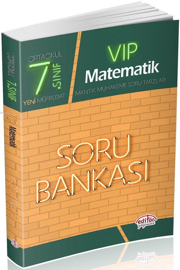 Editör Yayınları 7. Sınıf VIP Matematik Soru Bankası Editör 