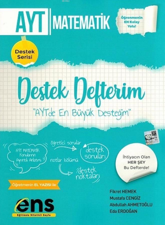 Ens Yayınları AYT Matematik Destek Defterim ENS 