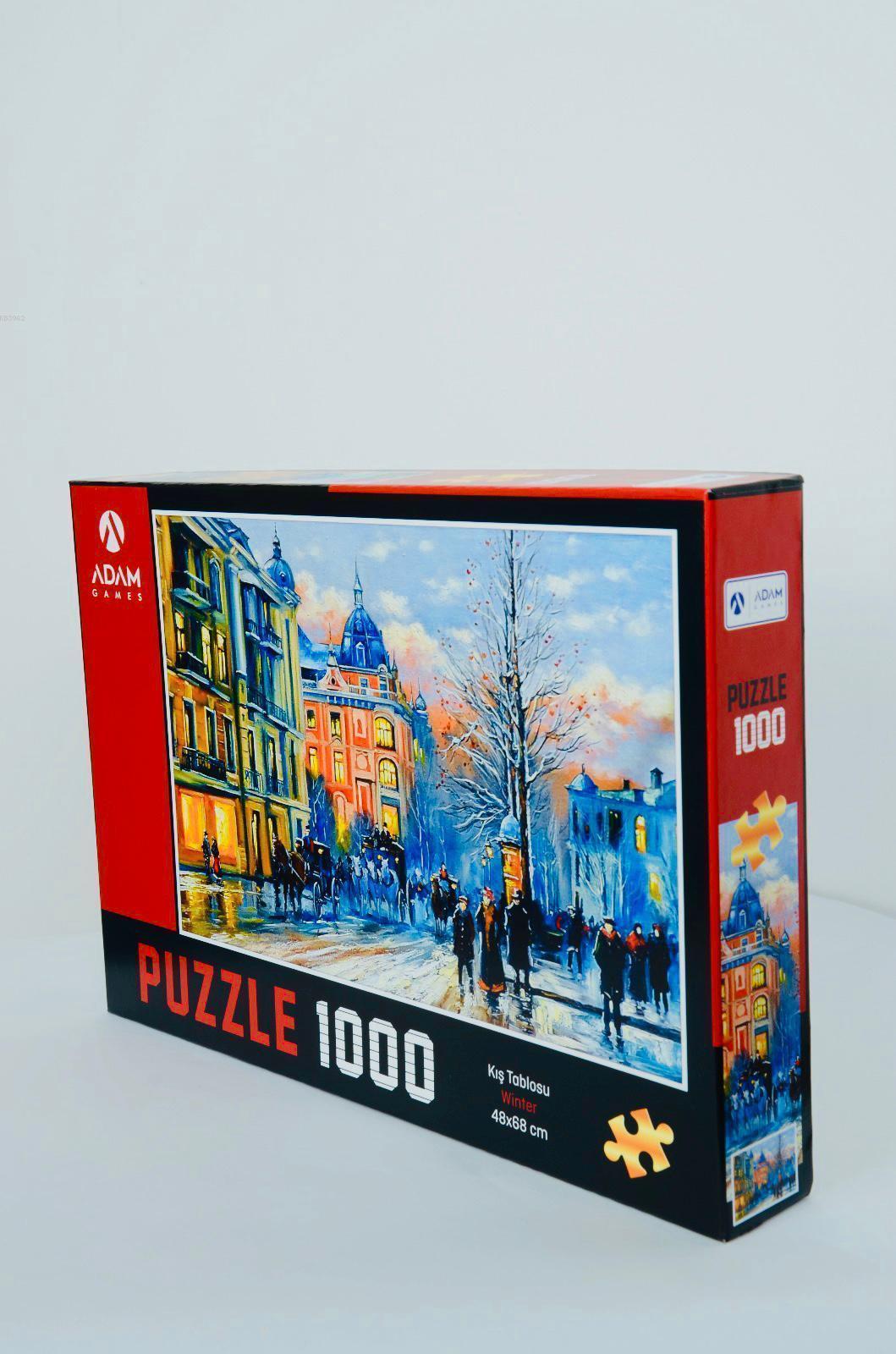 Adam Games Kış Tablosu 1000 Parça Puzzle 48x68