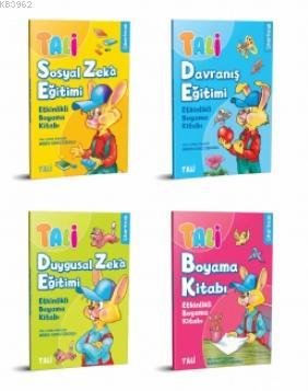 Tali Etkinlikli Boyama Seti (4 Kitap)