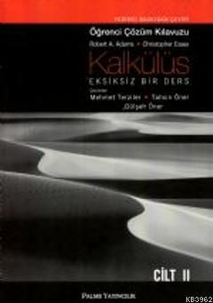 Kalkülüs 2; Öğrenci Çözüm Kitabı