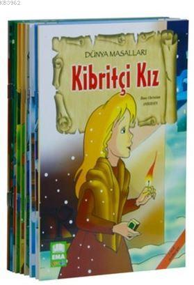 Dünya Masalları Seti (10 Kitap Takım - Küçük Boy); 1. ve 2. Sınıflar İçin Düz Yazılı