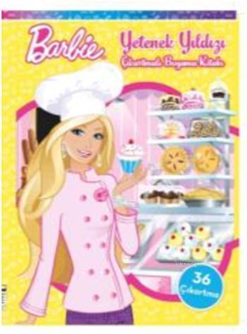 Barbie Yetenek Yıldızı Çıkartmalı Boyama Kitabı