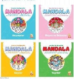 Çocuklar İçin Eğlendirici Mandala (4 Kitap)