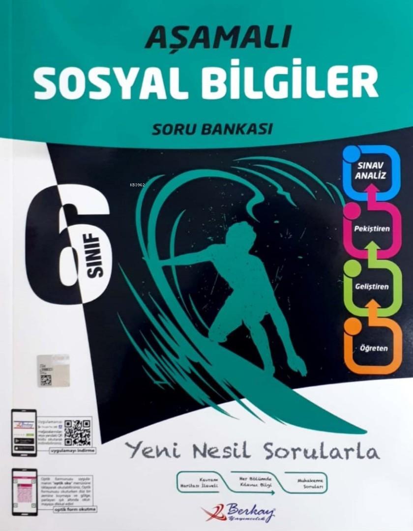 Berkay Yayınları 6. Sınıf Aşamalı Sosyal Bilgiler Soru Bankası Berkay 