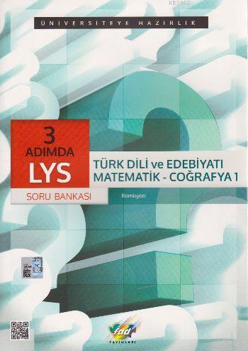 FDD Yayınları AYT 3 Adımda Türk Dili ve Edebiyatı Coğrafya 1 Soru Bankası FDD 