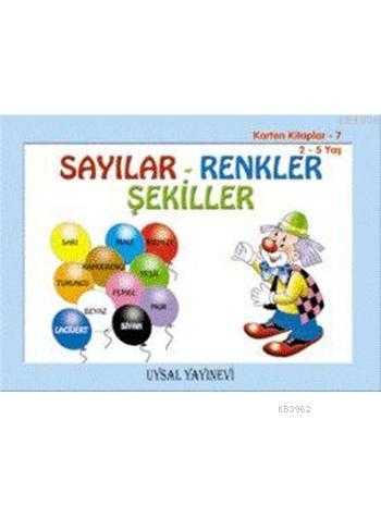 Karton Kitap-7-Sayılar, Renkler, Şekiller; 2-5 Yaş