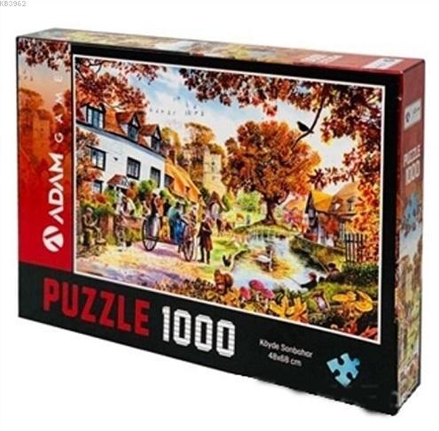 Adam Games Köyde Sonbahar 1000 Parça Puzzle 48x68