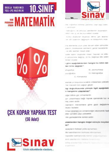 10. Sınıf Matematik Çek Kopar Yaprak Test (56 Adet)