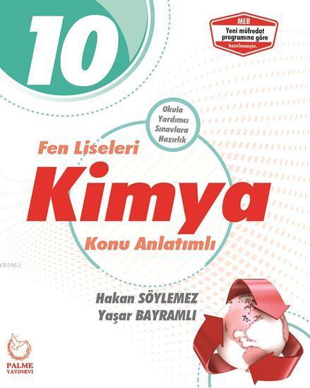 Palme Yayınları 10. Sınıf Fen Liseleri Kimya Konu Anlatımlı Palme 