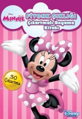 Disney Minnie Fiyonk Şıklığı; Çıkartmalı Boyama Kitabı