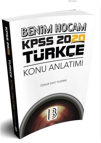 2020 KPSS Türkçe Konu Anlatımı Benim Hocam Yayınları