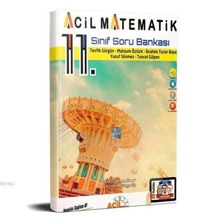 Acil Yayınları 11. Sınıf Acil Matematik Soru Bankası ​