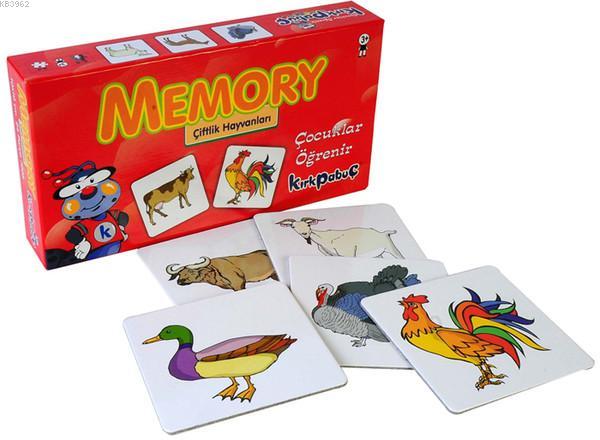 Kırkpabuç Çiftlik Hayvanları - Memory Hafıza Oyunu (Karton) 7208