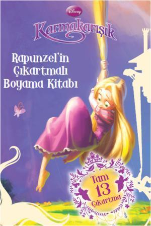 Karmakarışık - Rapunzel'in Çıkartmalı Boyama Kitabı