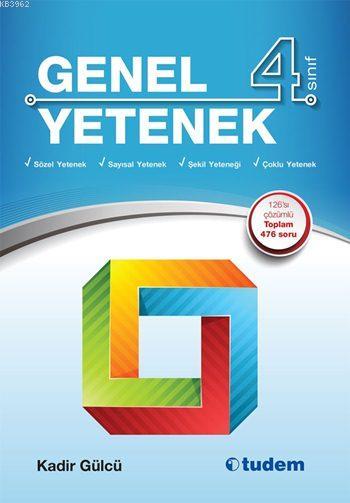 Tudem Yayınları 4. Sınıf Genel Yetenek Soru Bankası Tudem 