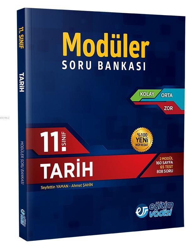 Eğitim Vadisi Yayınları 11. Sınıf Tarih Modüler Soru Bankası Eğitim Vadisi 