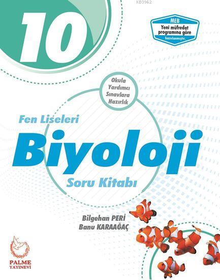 Palme Yayınları 10. Sınıf Fen Liseleri Biyoloji Soru Kitabı Palme 