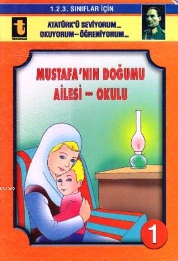 Mustafa'nın Doğumu-Ailesi-Okulu (Eğik El Yazısı); 1. 2. 3. Sınıflar İçin