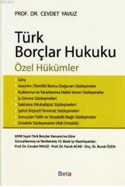 Türk Borçlar Hukuku; Özel Hükümler