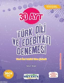 Okyanus Yayınları AYT 30 Türk Dili ve Edebiyatı Denemesi Okyanus Y