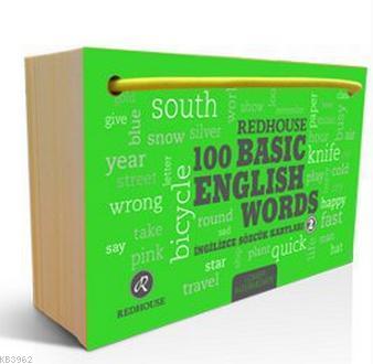 Redhouse 100 Basic English Words 2; İngilizce Sözcük Kartları
