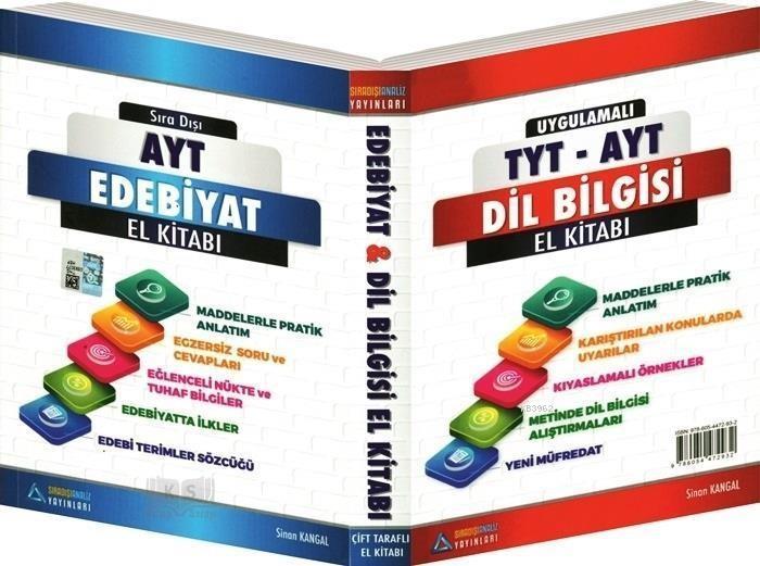 Sıradışı Analiz Yayınları AYT Edebiyat ve TYT AYT Dil Bilgisi El Kitabı Çift Yönlü Sıradışı Analiz 