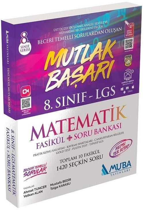 Muba Yayınları 8. Sınıf LGS Matematik Mutlak Başarı Fasikül ve Soru Bankası Muba 