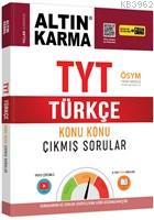 Altın Karma Yayınları TYT Türkçe Konu Konu Çıkmış Sorular Altın Karma 