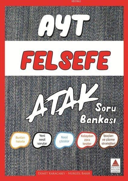 Delta Kültür Yayınları AYT Felsefe Atak Soru Bankası Delta Kültür 