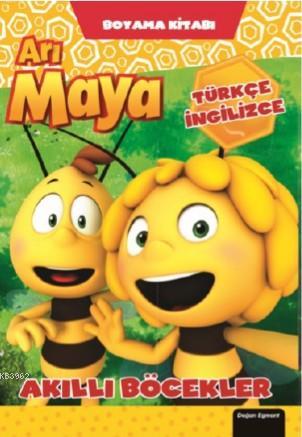 Arı Maya Akıllı Böcekler Boyama Kitabı