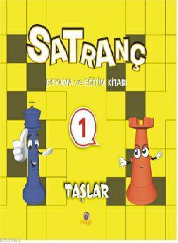 Satranç Boyama Kitabı 1; Taşlar