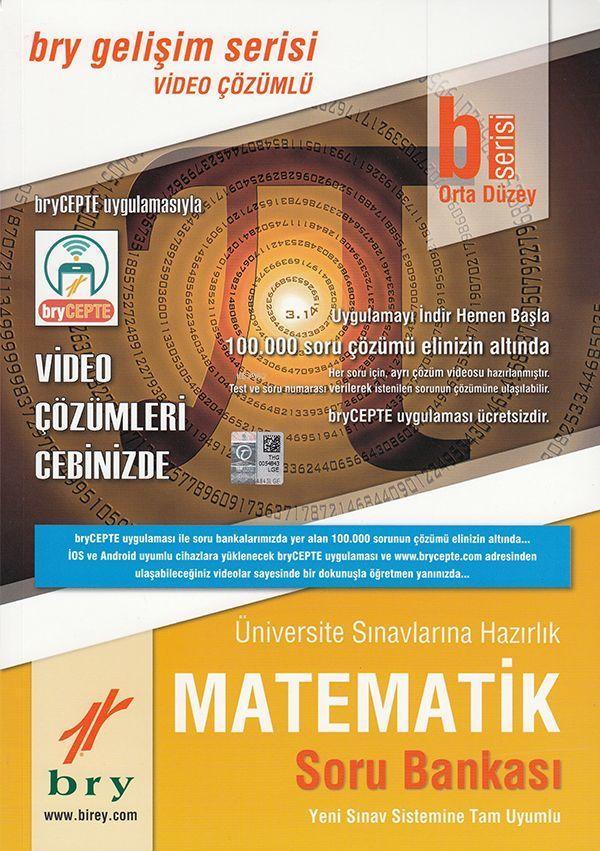 Birey Yayınları Matematik B Serisi Orta Düzey Soru Bankası Birey Eğitim 