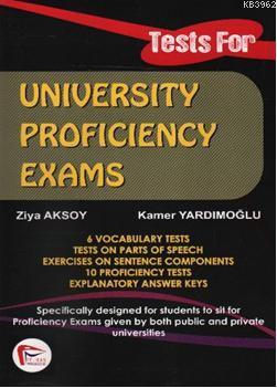 Tests for University Proficiency Exams