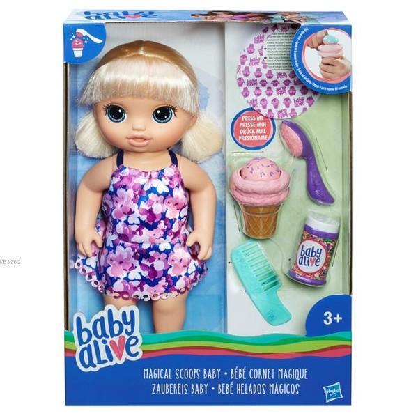 Hasbro C1090 Baby Alive Bebeğimle Dondurma Zamanı-