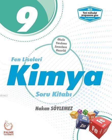 Palme Yayınları 9. Sınıf Fen Liseleri Kimya Soru Kitabı Palme 