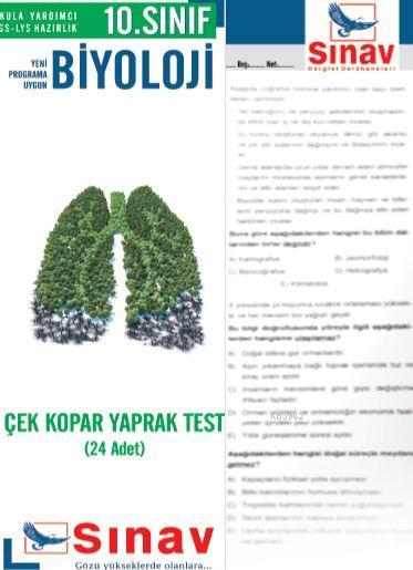 10. Sınıf Biyoloji Çek Kopar Yaprak Test (24 Adet)