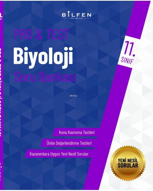 Bilfen Yayıncılık 11. Sınıf Pro&Test Biyoloji Soru Bankası