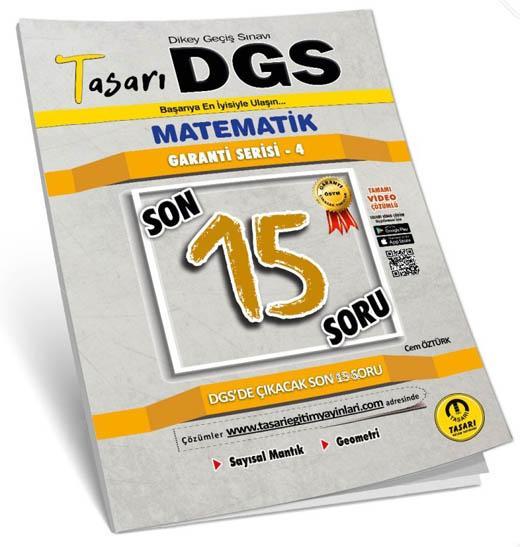 DGS Matematik Son 15 Garanti Serisi -4 (45-60 Arası ) Garanti Soru Kitapçığı