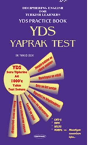 YDS Yaprak Test İngilizce